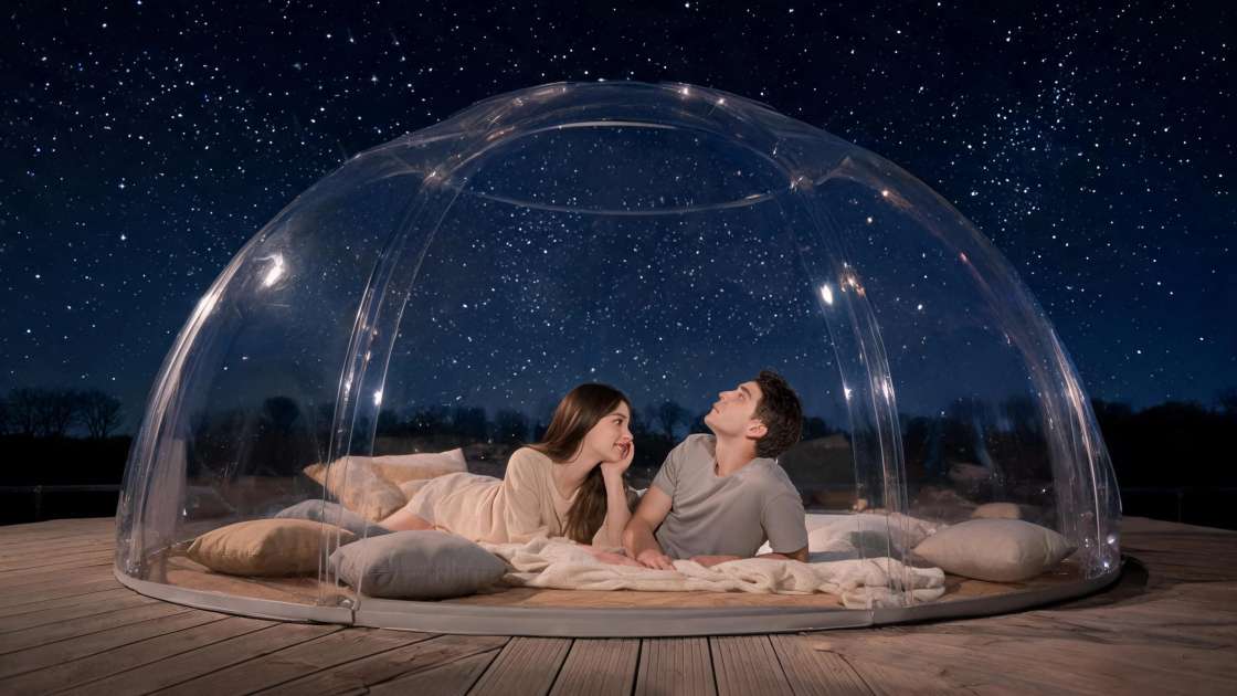 Dormir bajo las estrellas: Guía completa de hoteles burbuja en España para regalar
